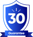Shield guarantee badge illustration